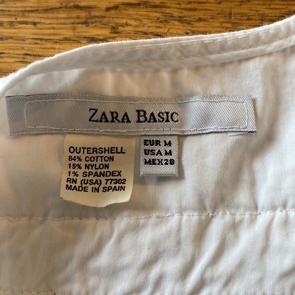 Zara Basic Striped Dress With Pockets Size M - Picture 5 of 6